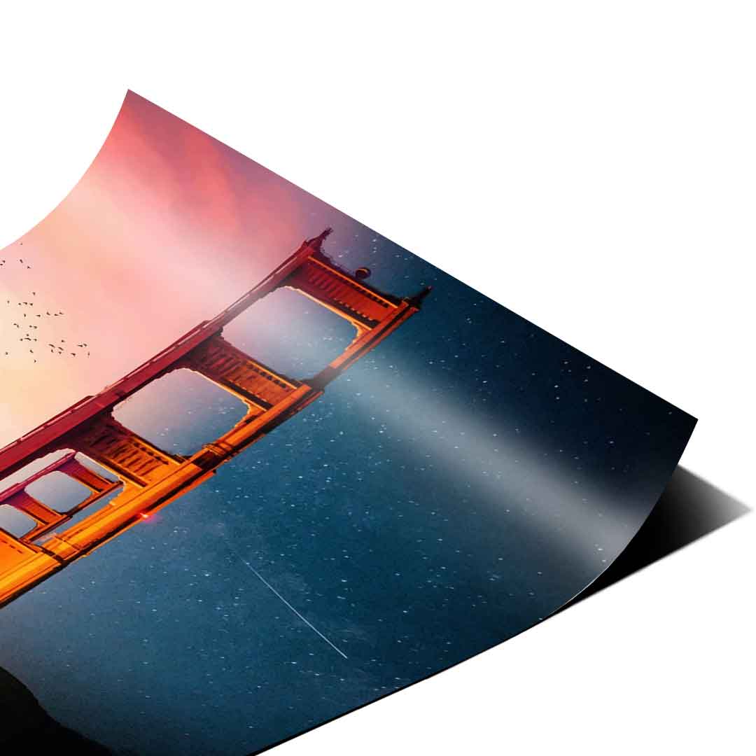 Day Night Bridge - Poster