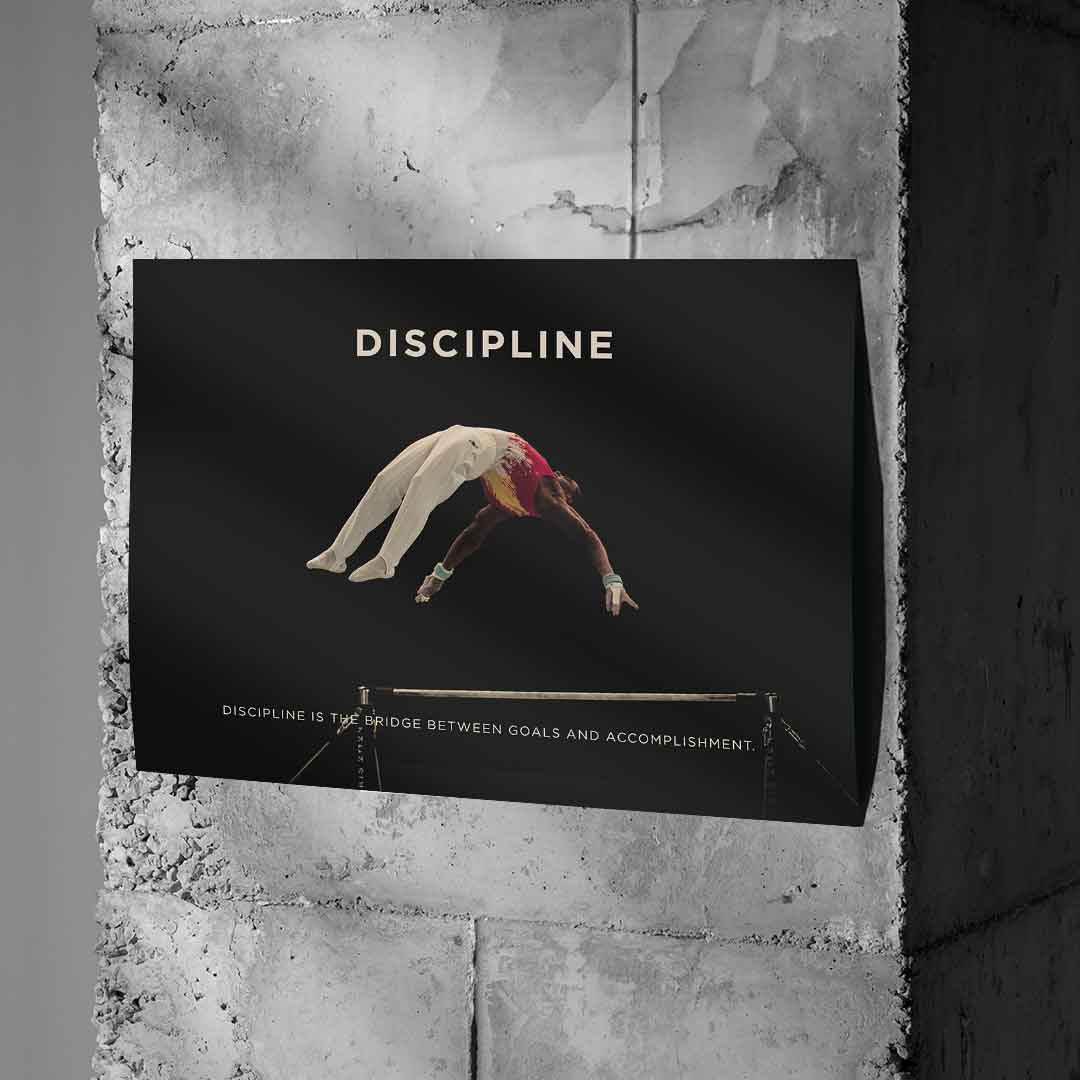 Discipline #gymnastics 2 - poster