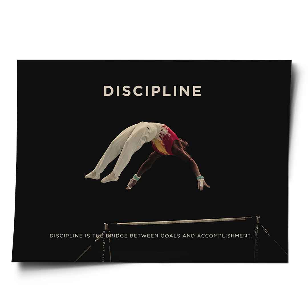 Discipline #gymnastics 2 - poster