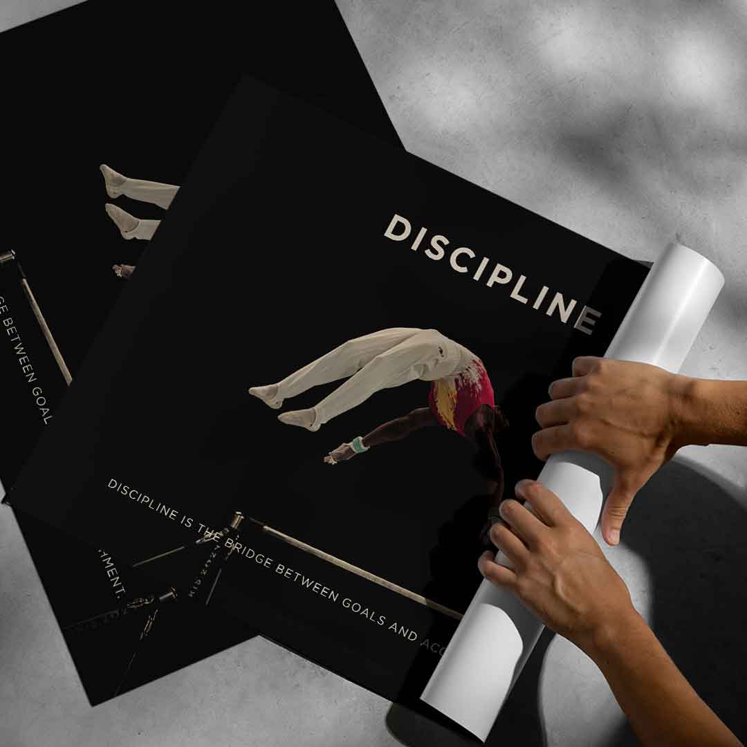 Discipline #gymnastics 2 - poster