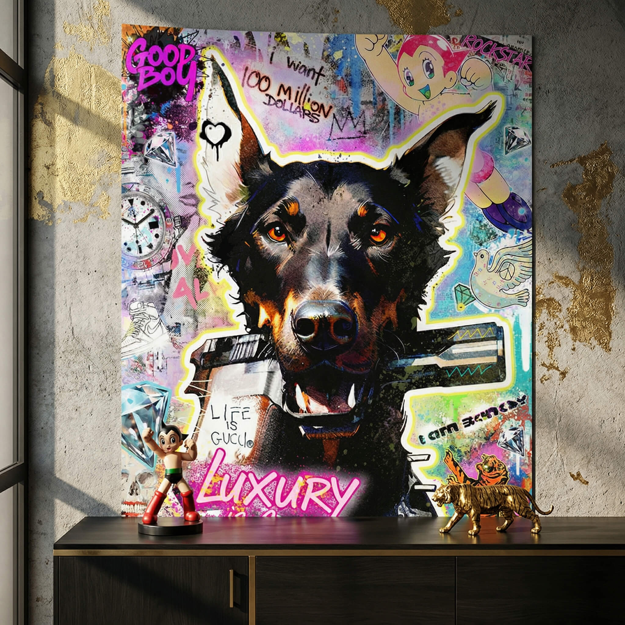 Doberman Luxury - Poster
