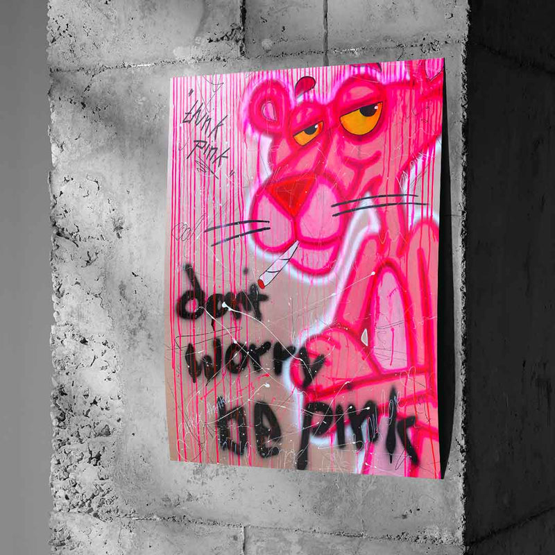 Dont Worry Be Pink - Poster