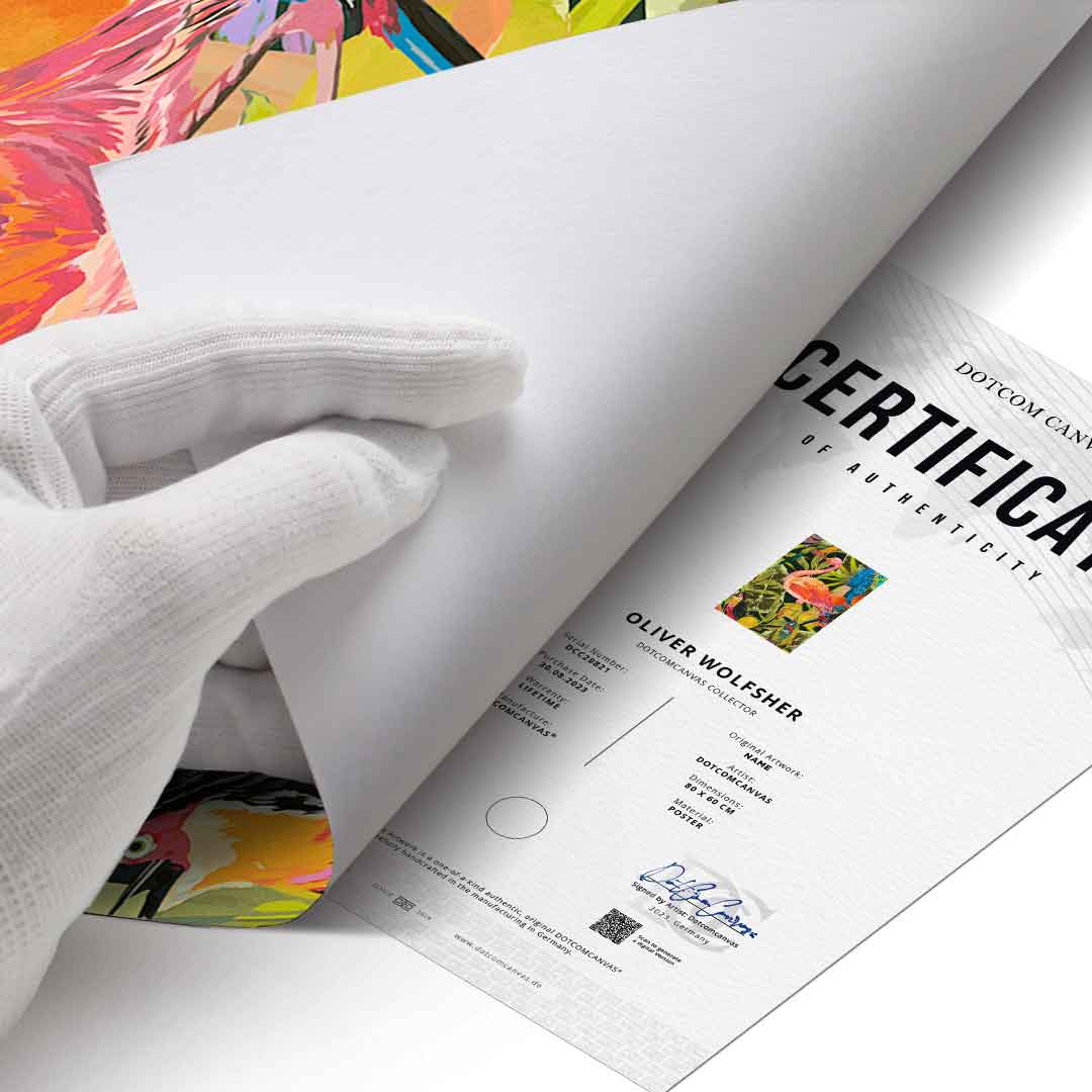 Jungle Flamingo - Poster