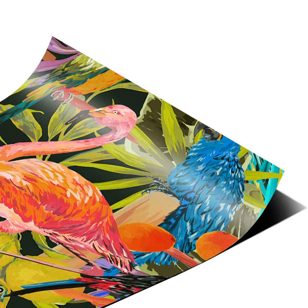 Jungle Flamingo - Poster