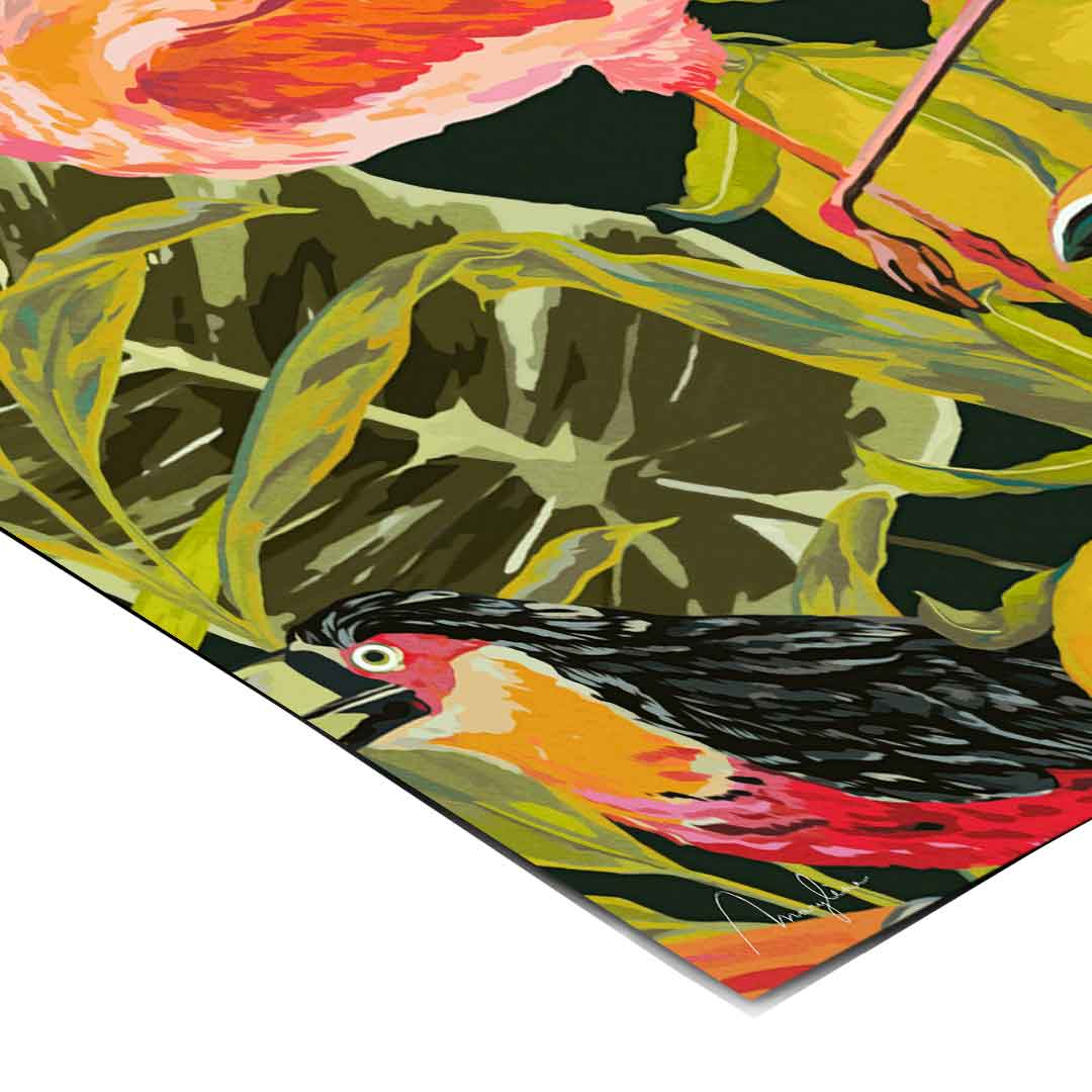 Jungle Flamingo - Poster