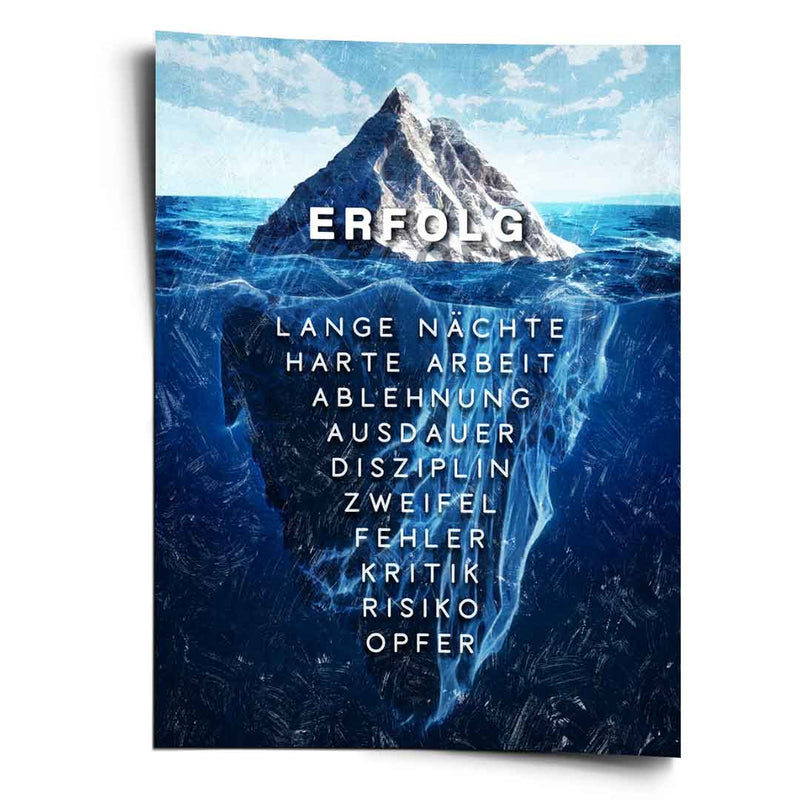 Iceberg of Success - Poster