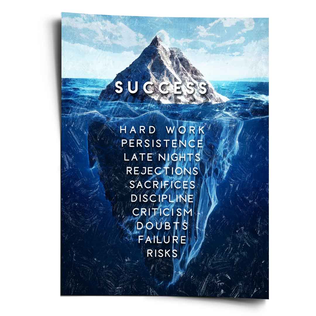 Eisberg of the success - poster