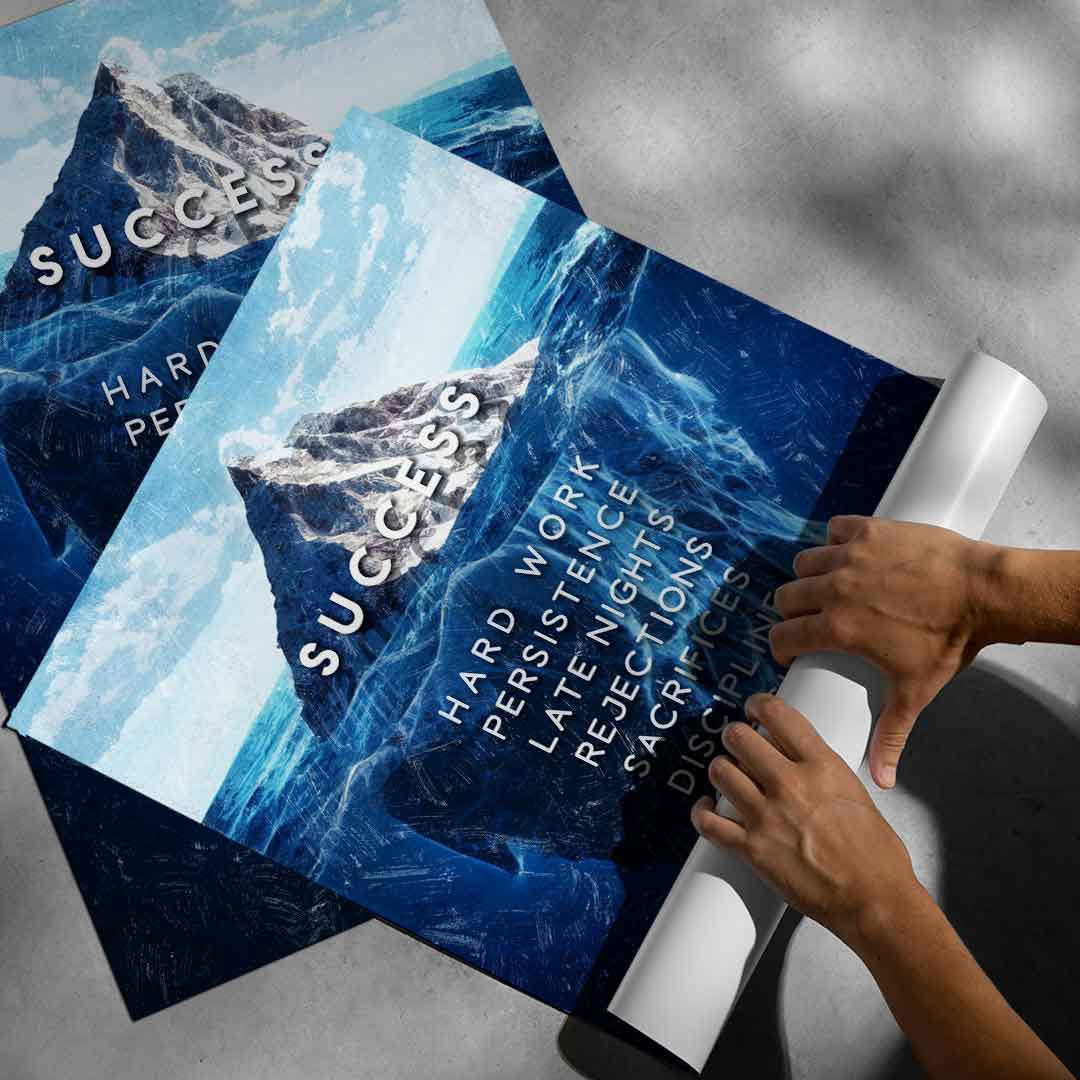 Iceberg of Success - Poster