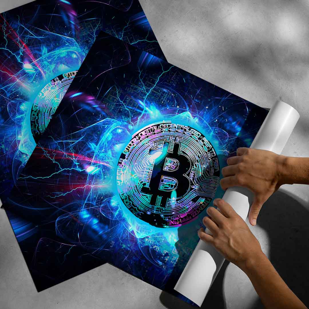 Electro Bitcoin - Poster