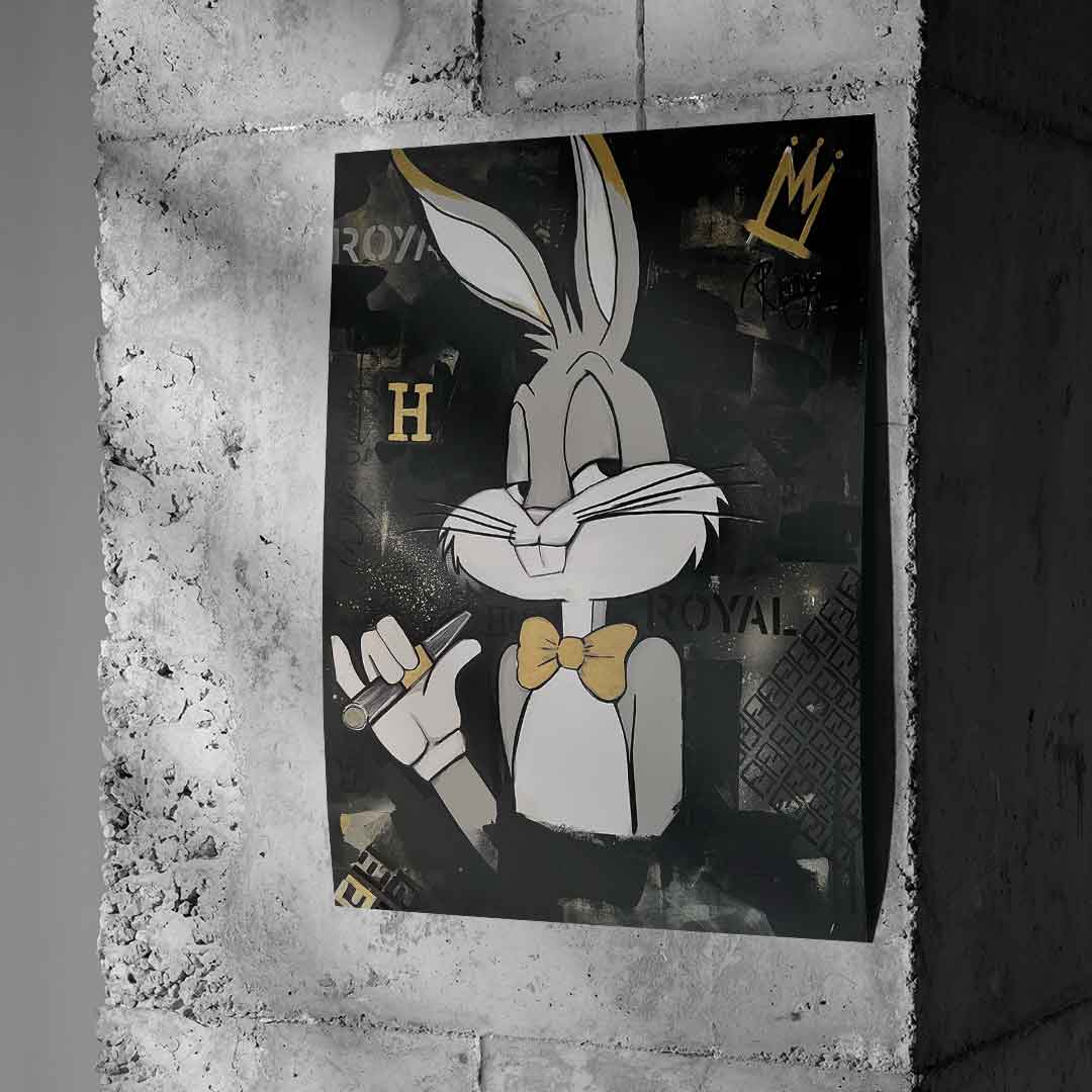 Elegant Bunny - poster