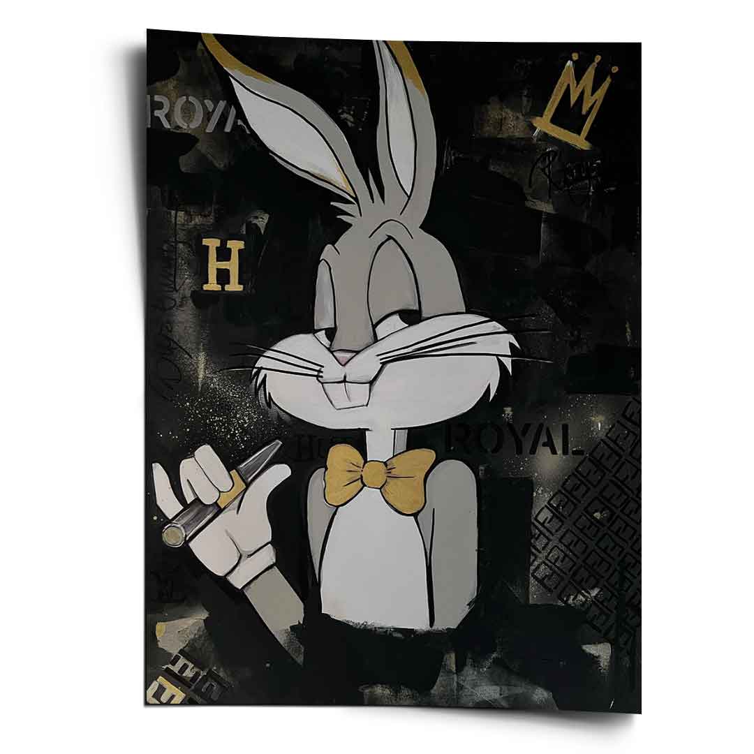 Elegant Bunny - poster