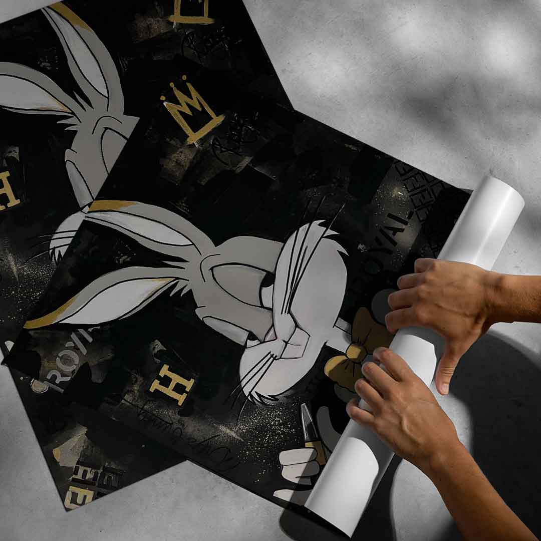 Elegant Bunny - poster