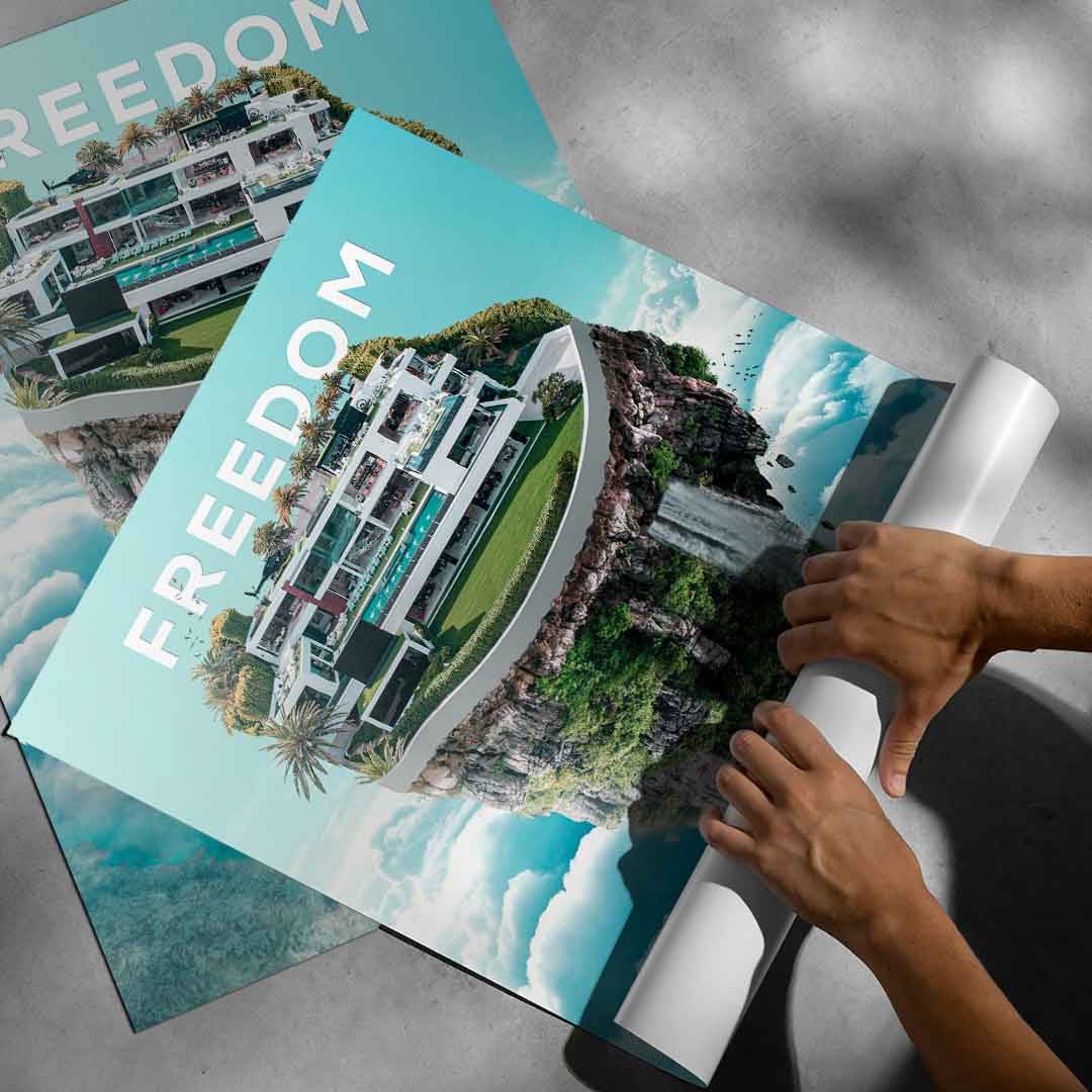 FREEDOM ON EARTH - Poster