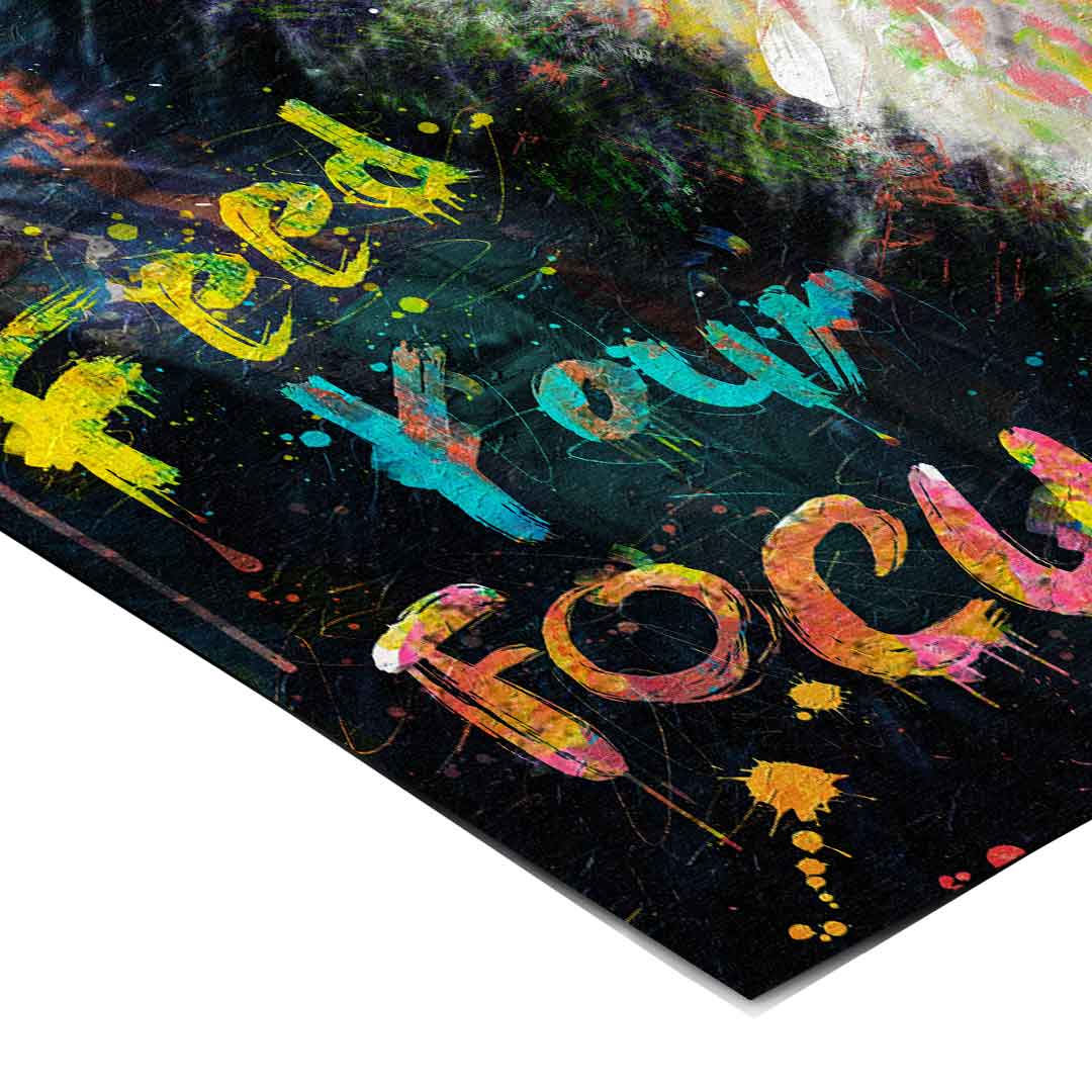 Feed your focus #Monkey - Poster