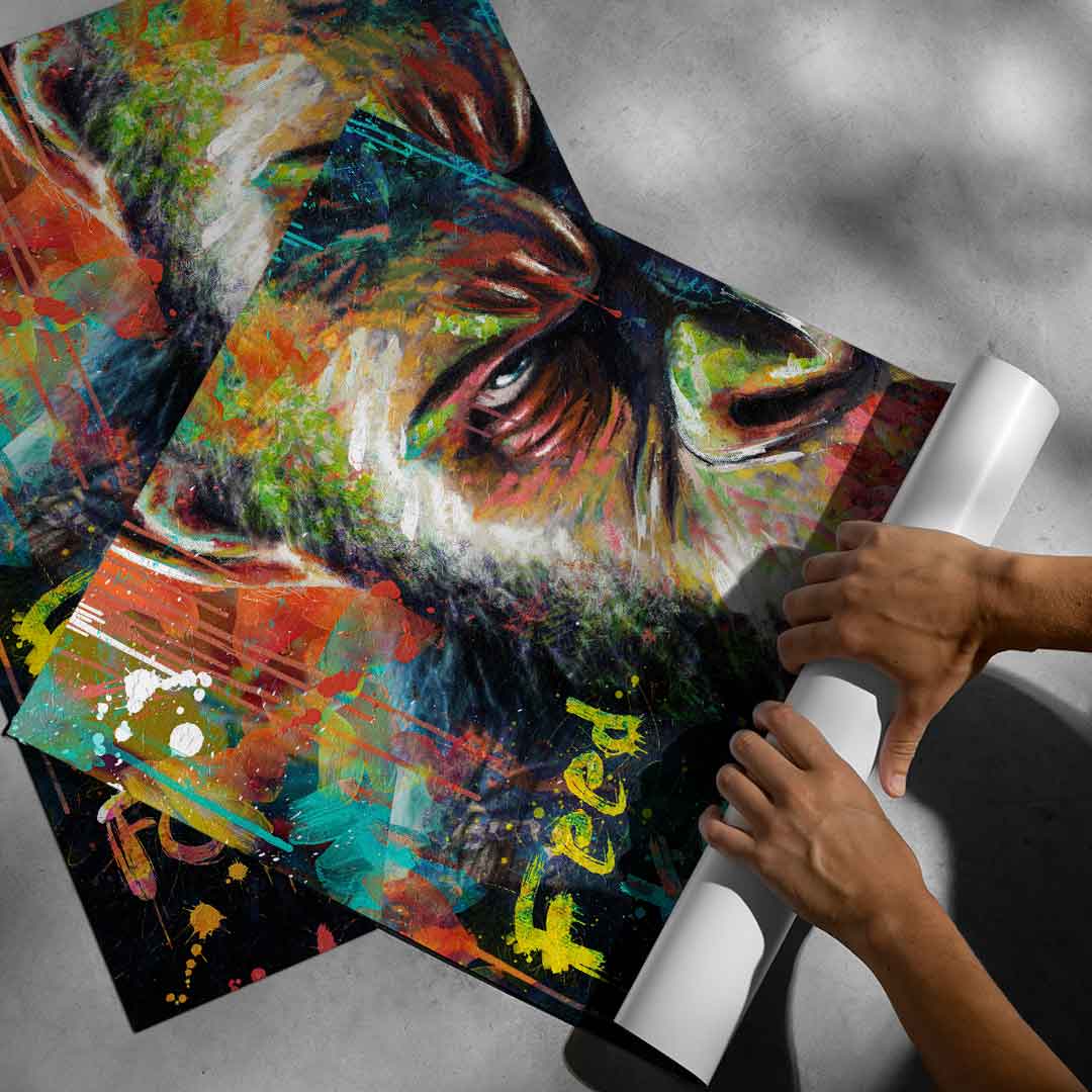 Feed your focus #Monkey - Poster