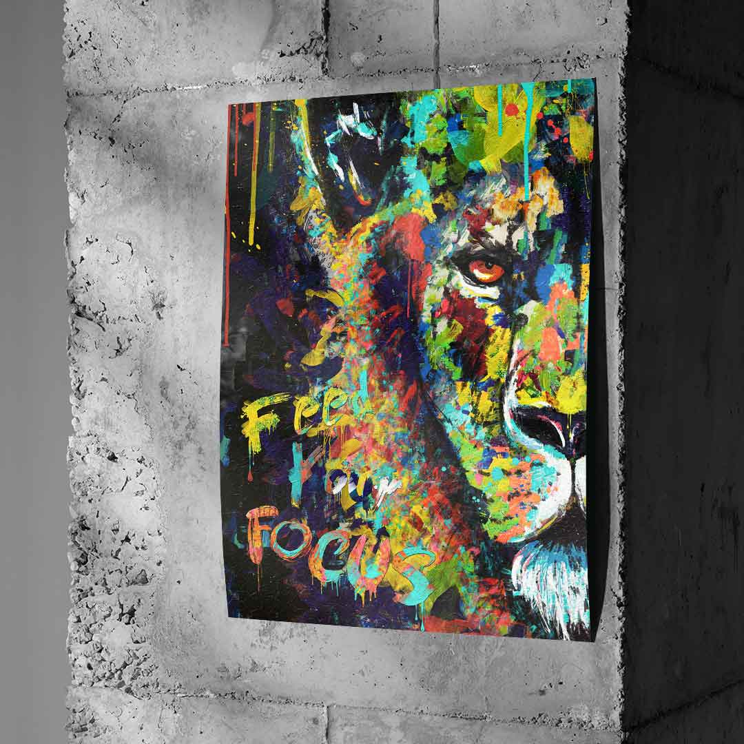 Feed your focus #Lion - Poster