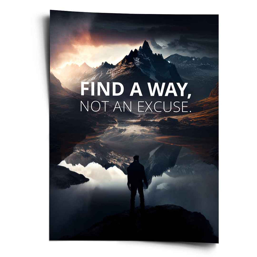 Find a way - Poster – Vorderseite