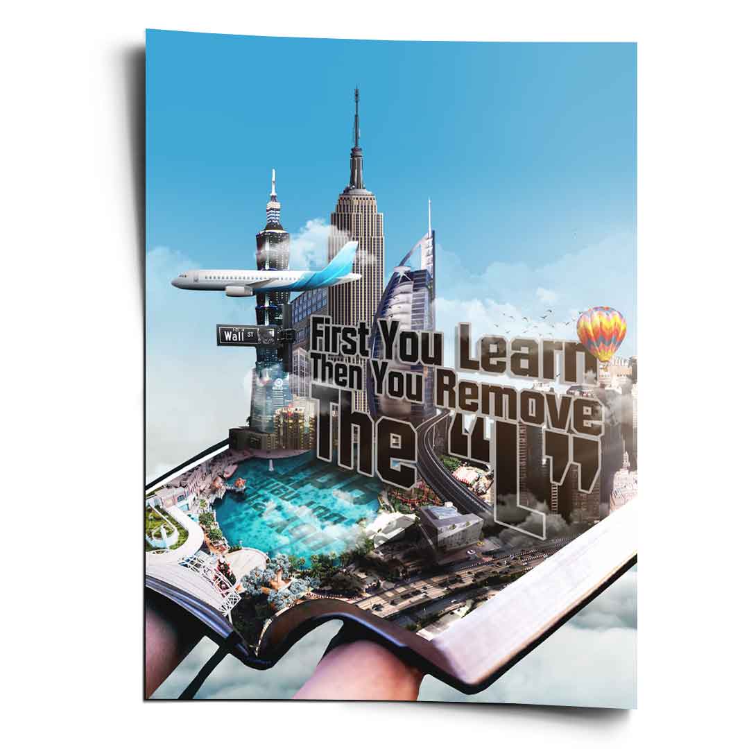 First you learning poster