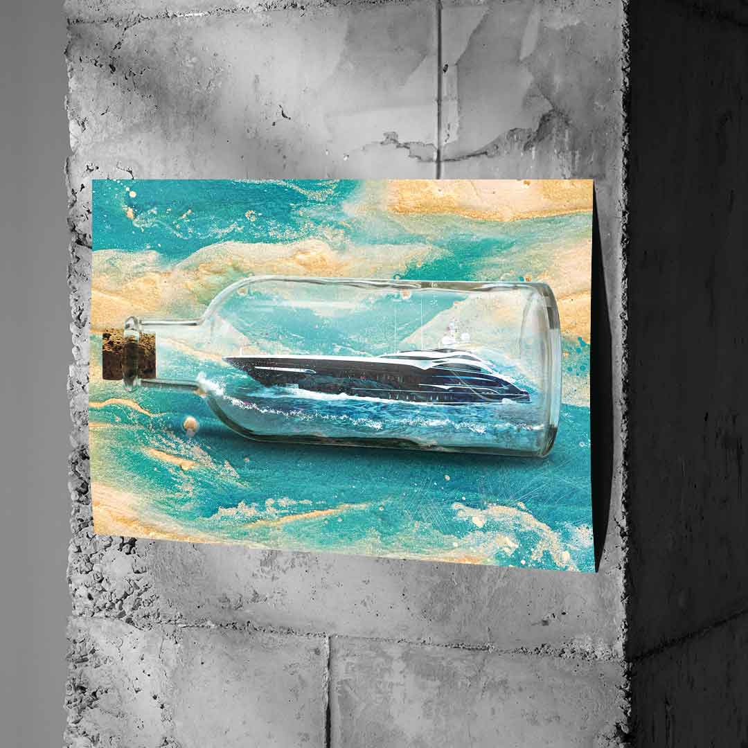 Flaschenpost Next Level - Poster