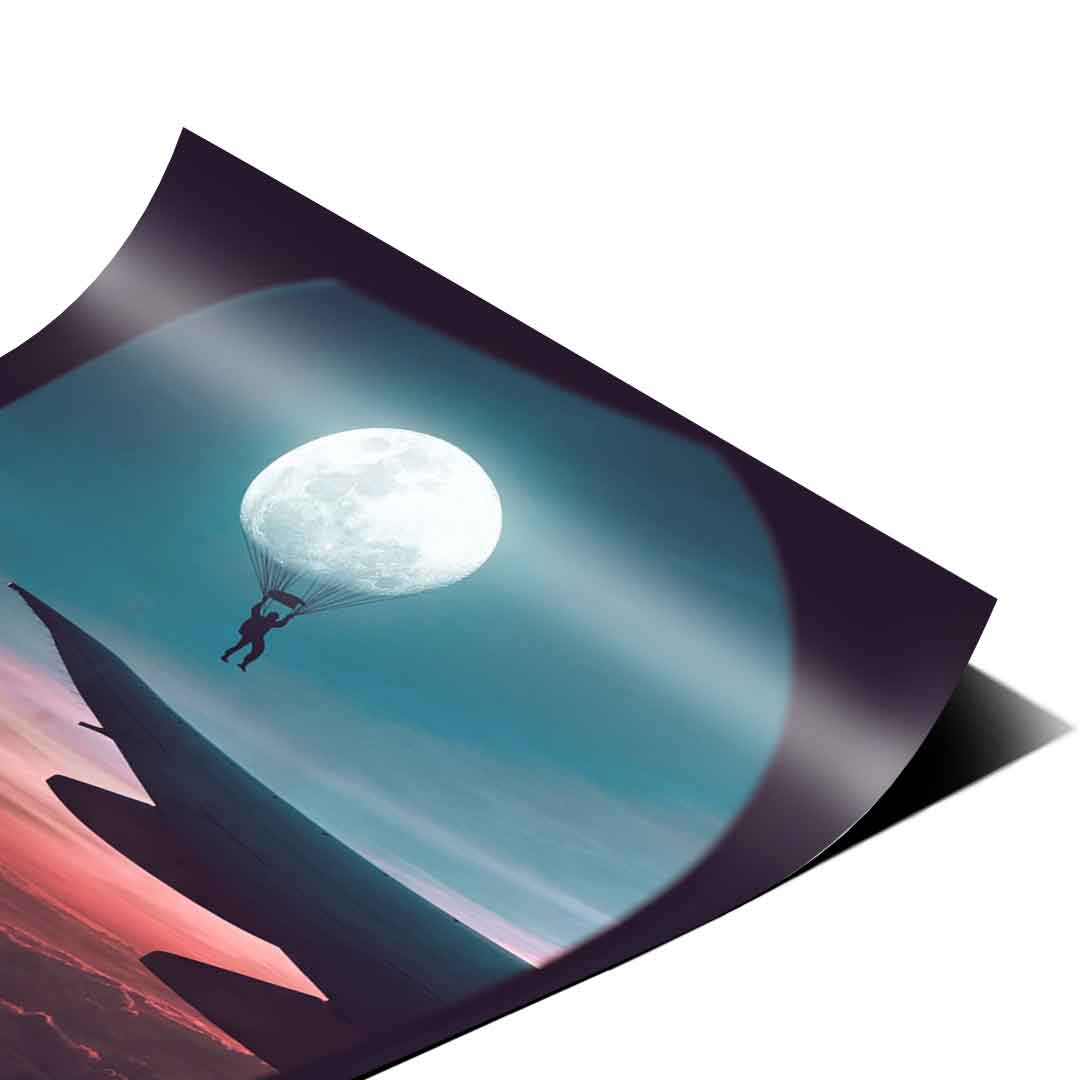 Fly with the Moon - Poster