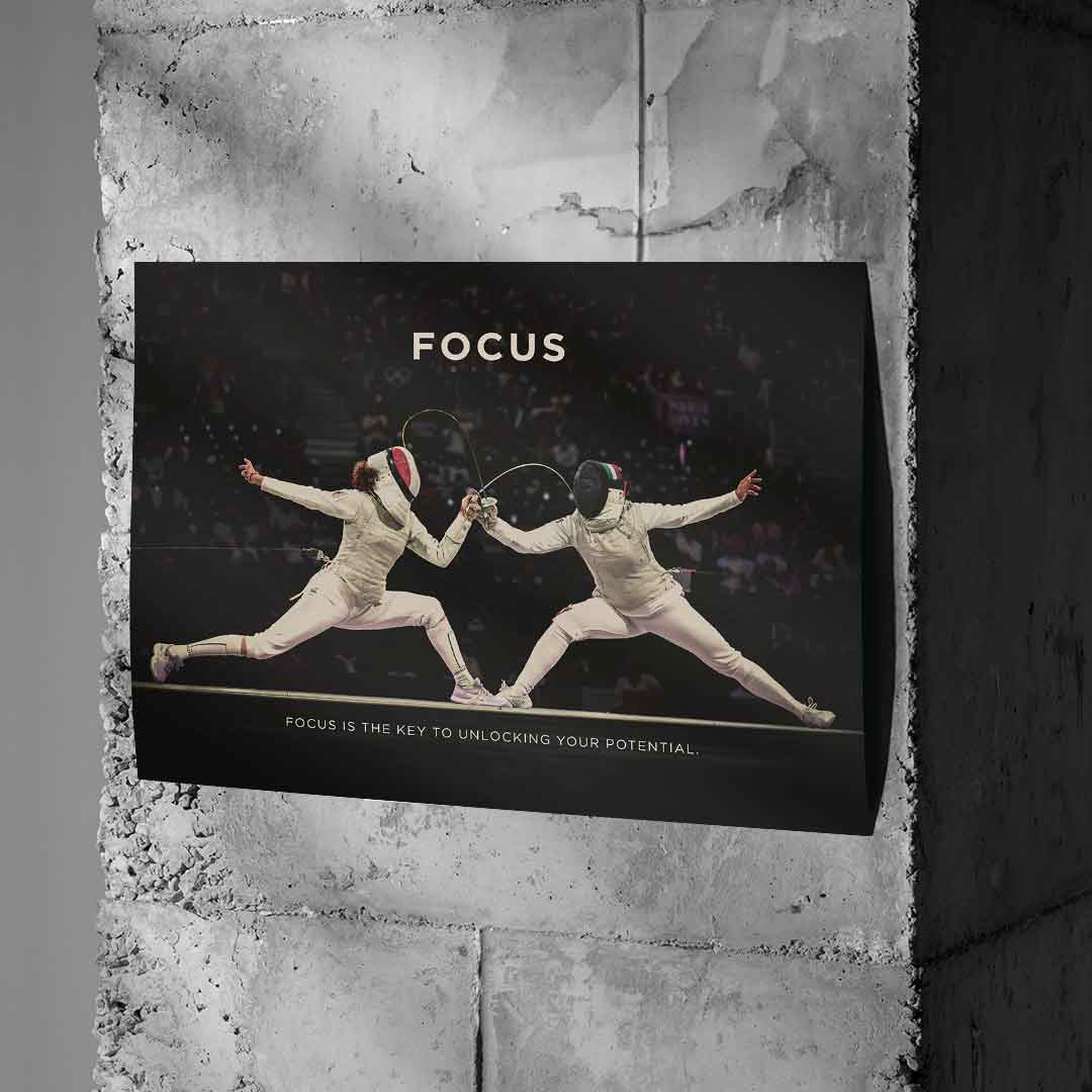 Focus #Fechten - Poster