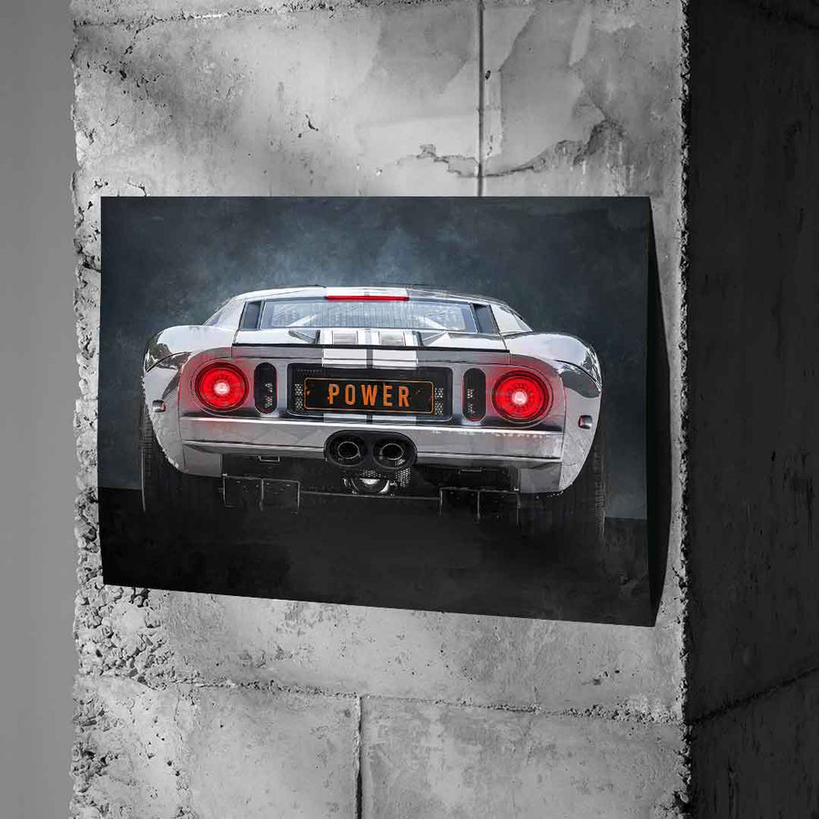Ford GT Backside - Poster