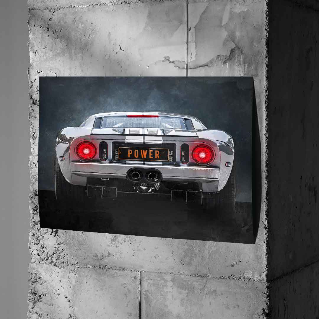 Ford GT Backside - Poster