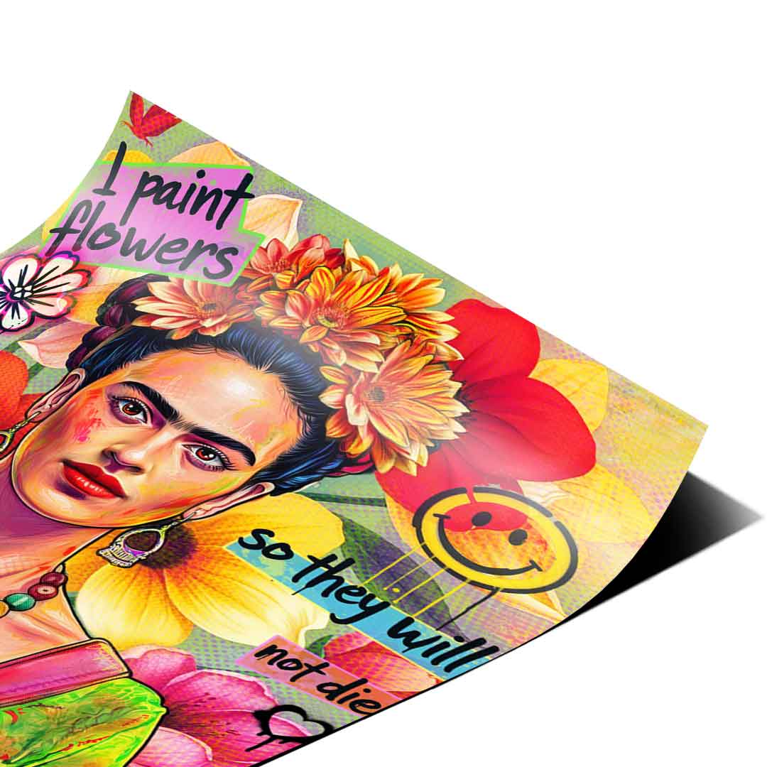 Frida Paint - Poster