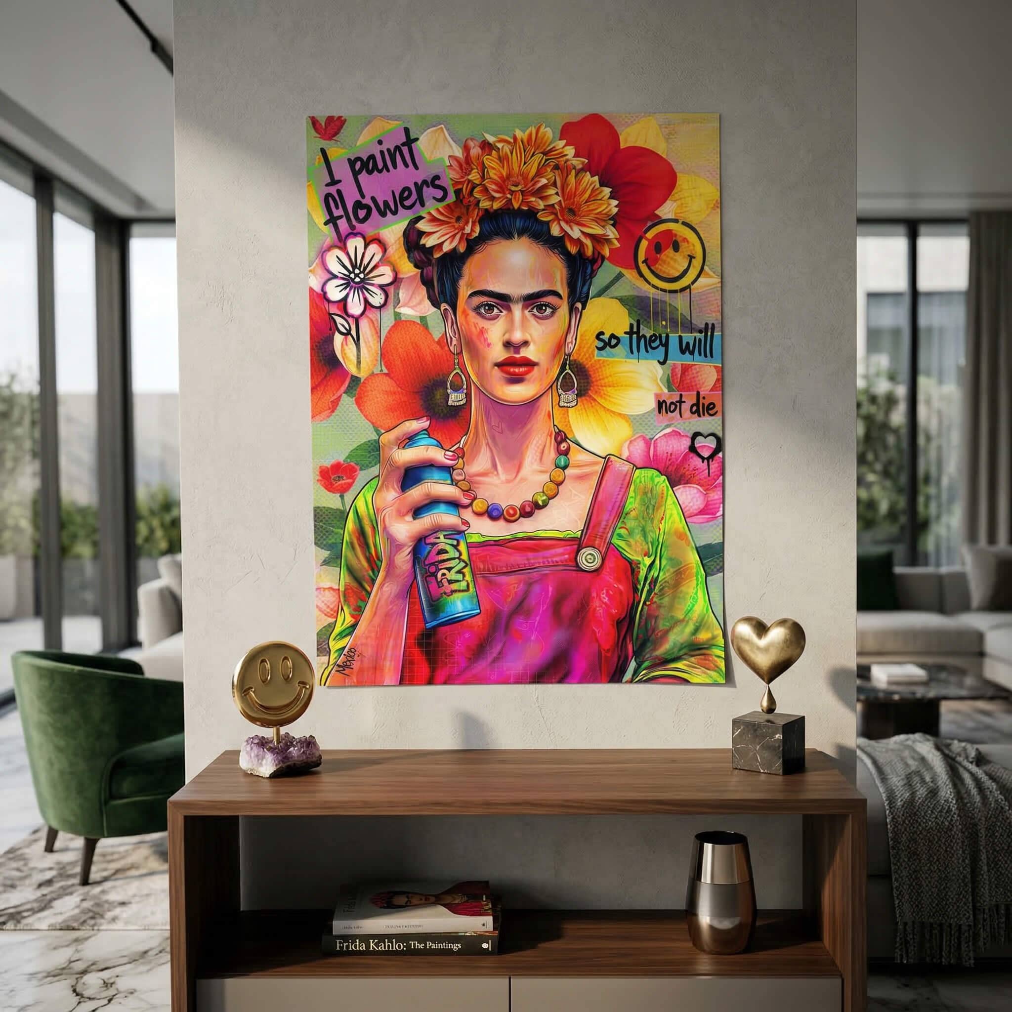 Frida Paint - Poster