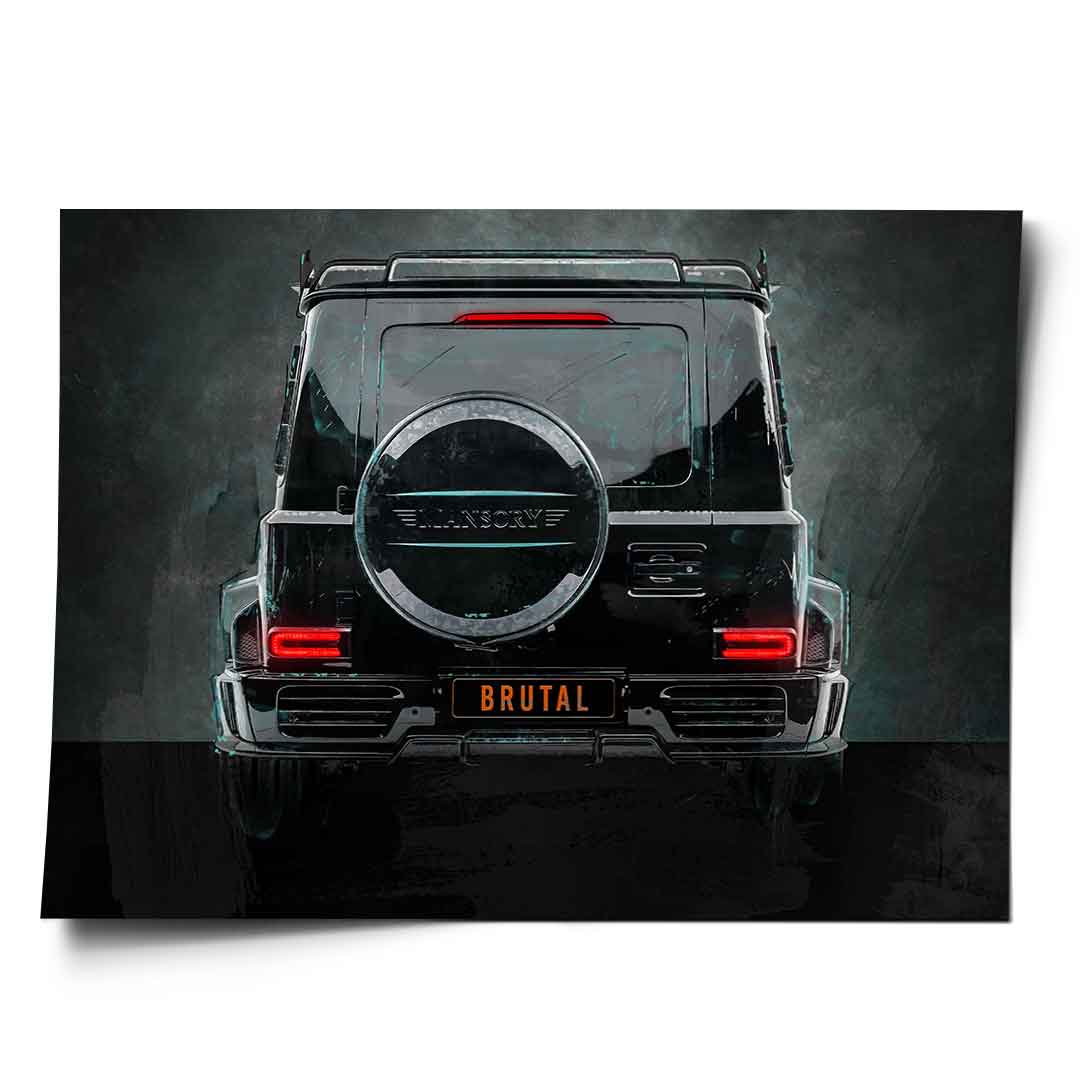 G-Wagon Backside - Poster