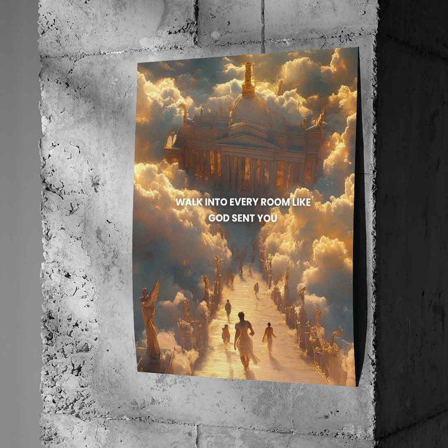 BÓG CIĘ PRZESŁAŁ - Plakat