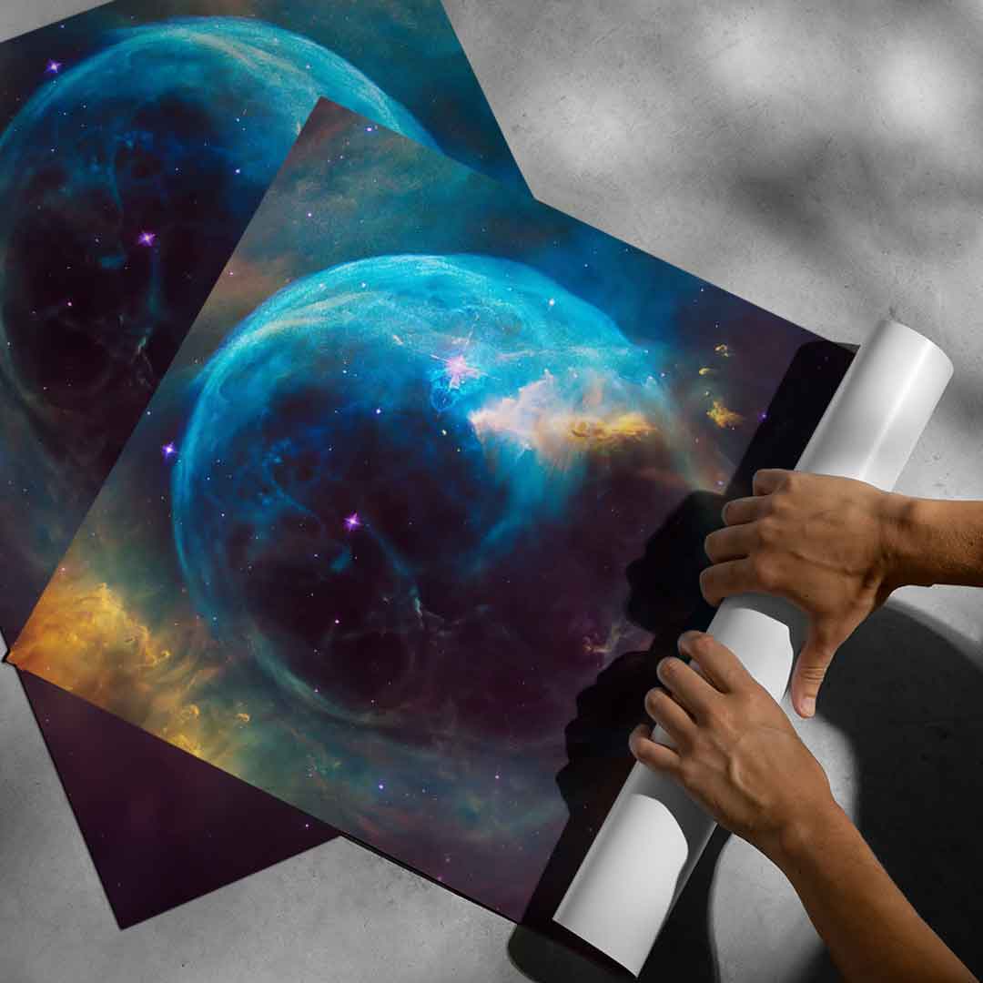 Galaxy Balloon - Poster