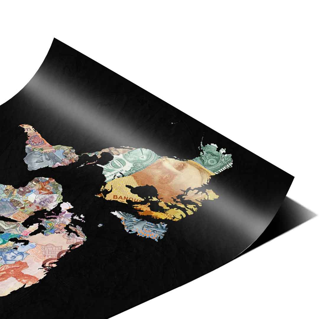 Money rules the world - Black Edition - Poster