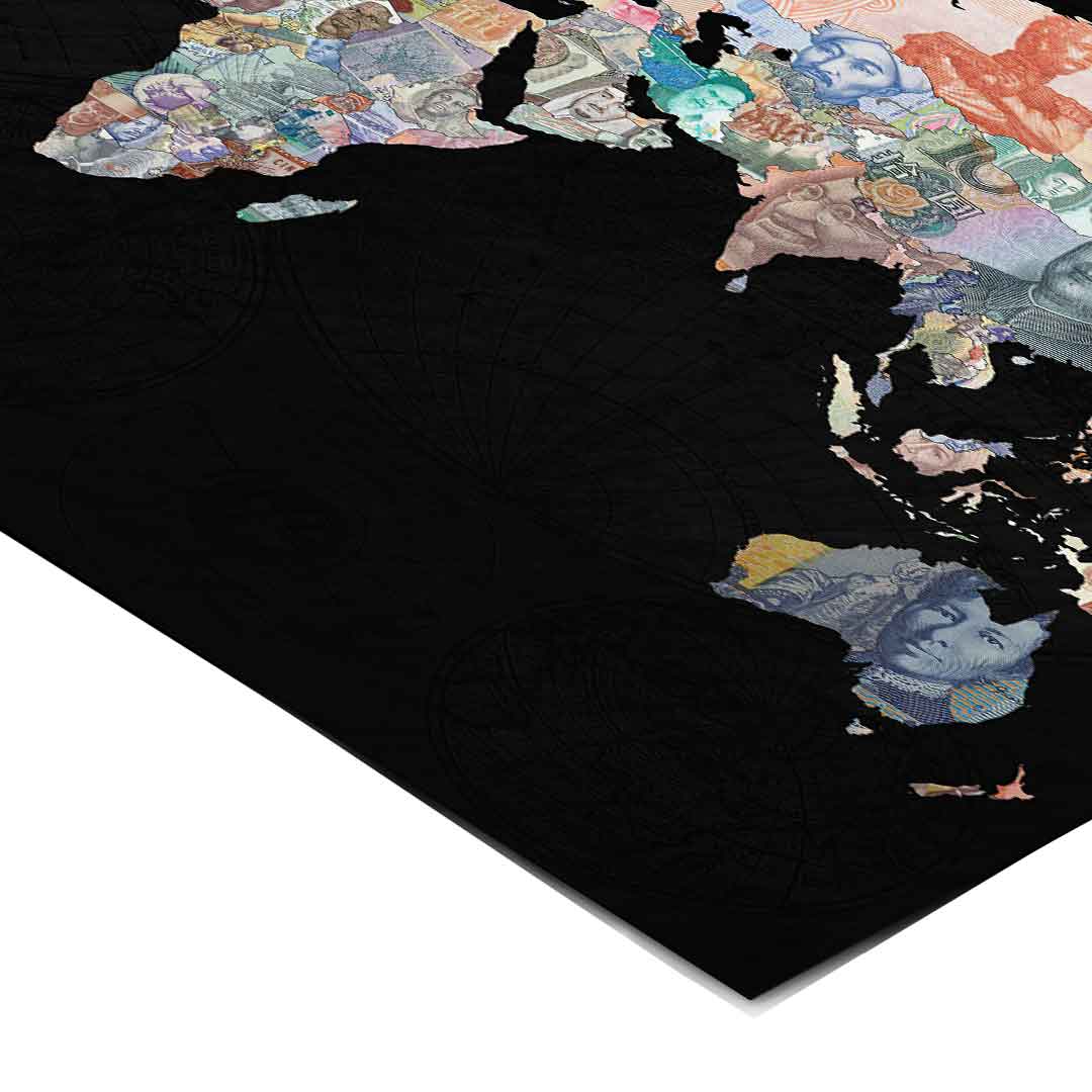 Money rules the world - Black Edition - Poster