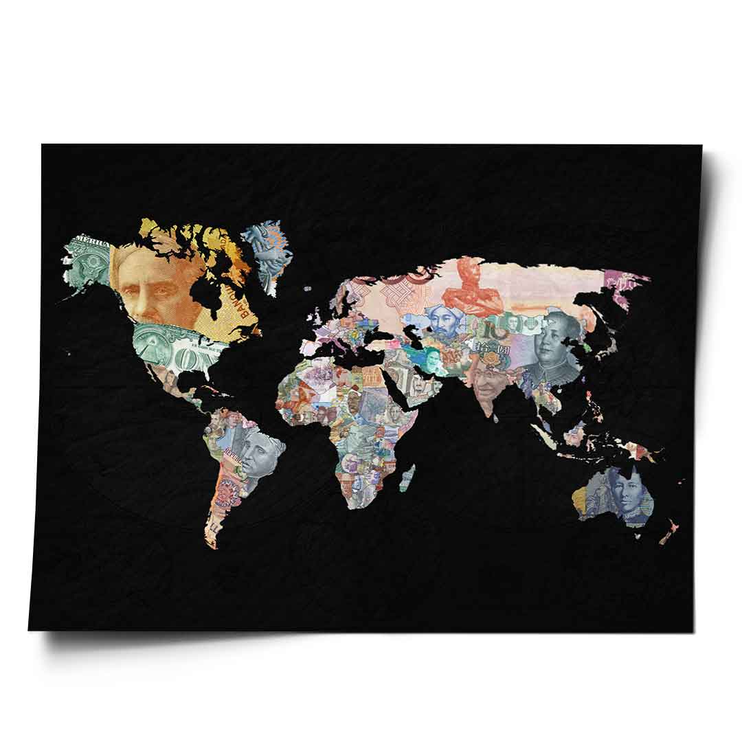 Money rules the world - Black Edition - Poster