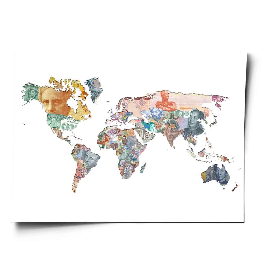 Money rules the world - White Edition - Poster