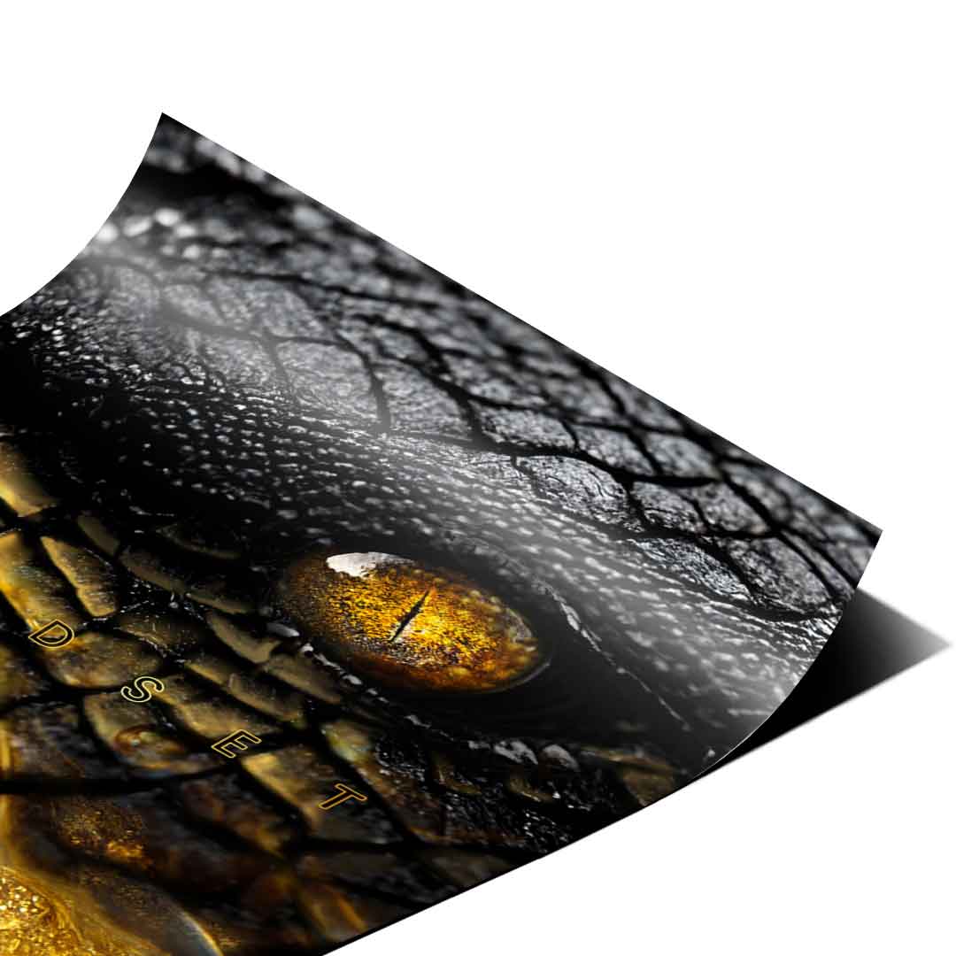 Gold Crocodile - Poster