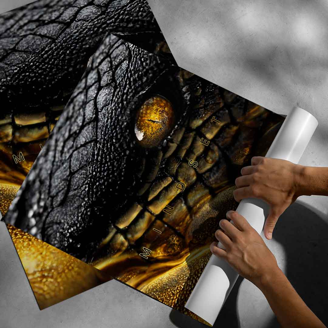 Gold Crocodile - Poster