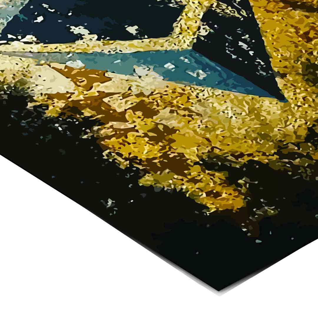 Golden Ethereum Poster