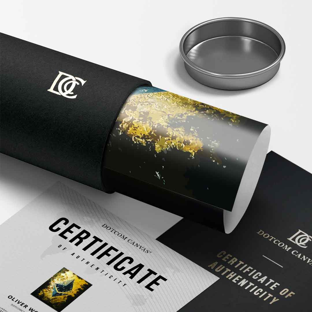 Golden Ethereum Poster