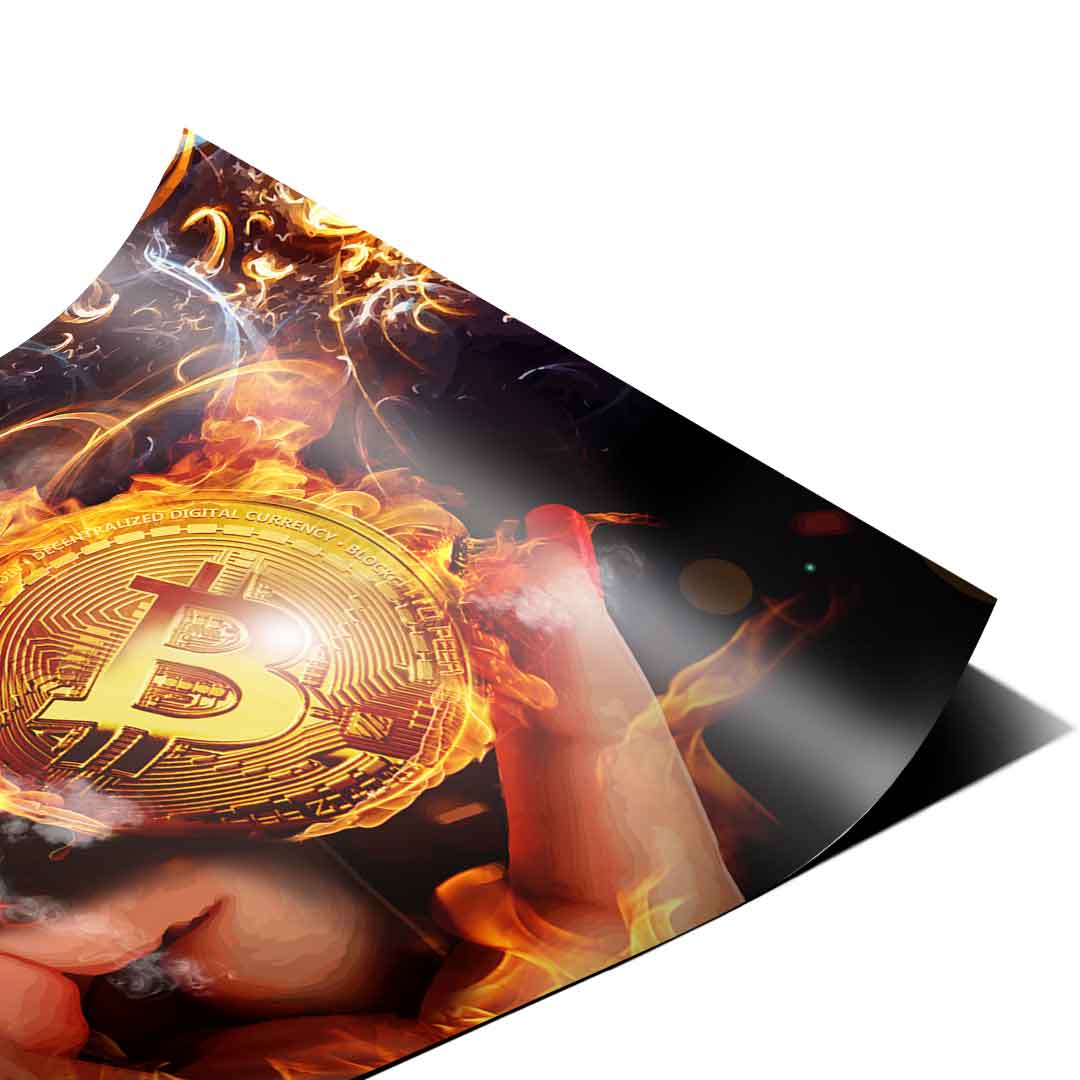 Goldrausch Bitcoin - Poster