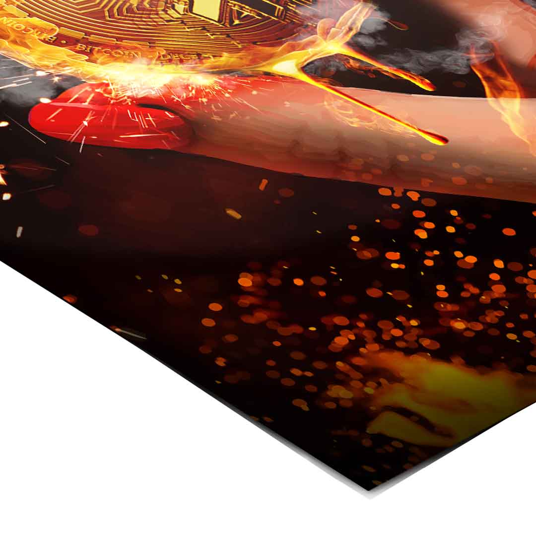 Bitcoin Gold Rush Poster