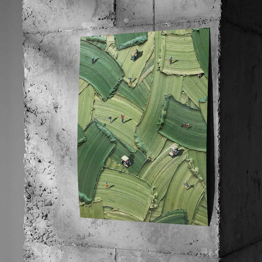 Golf in Action - Poster