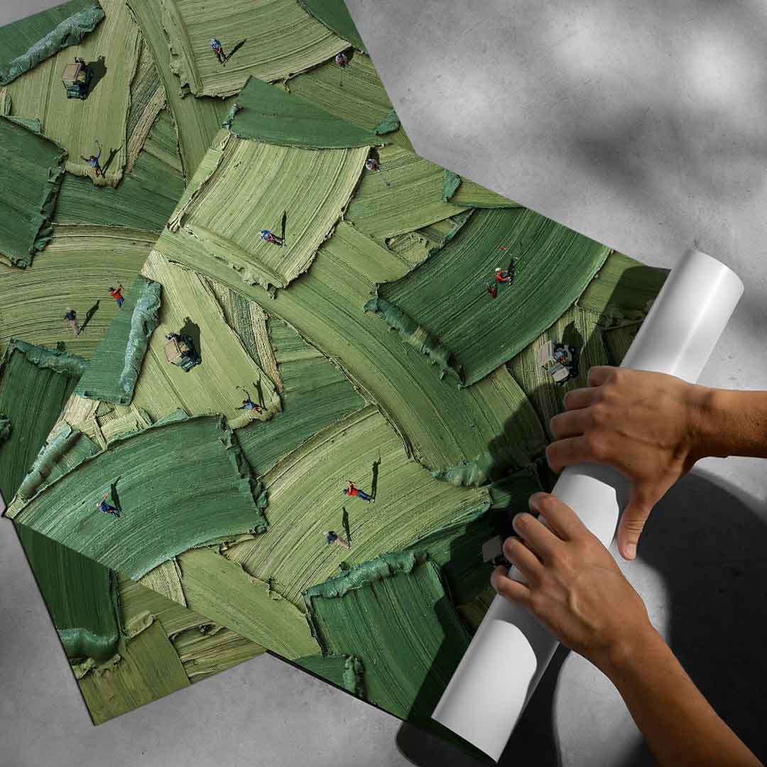 Golf in Action - Poster