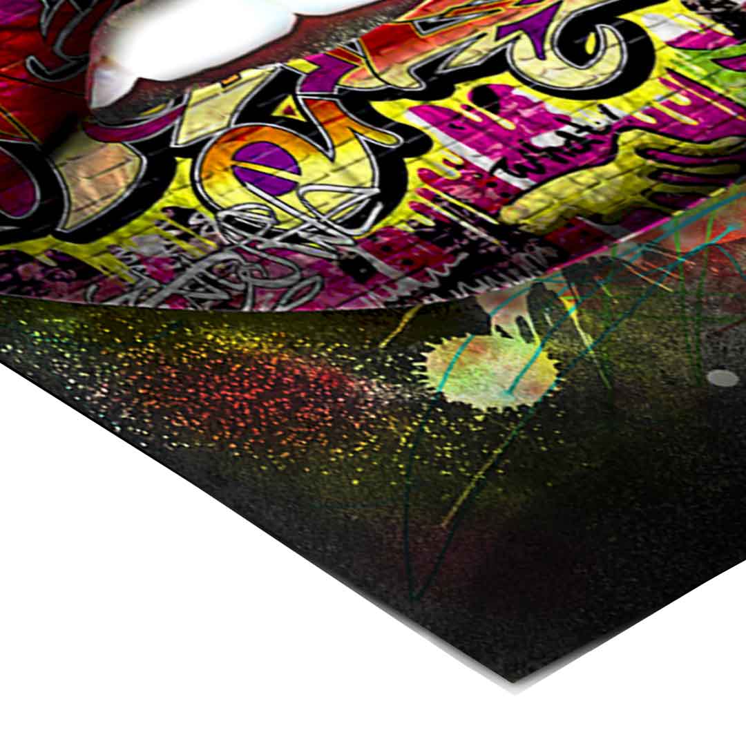 Graffiti Lips poster