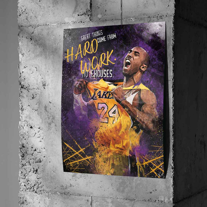 Great things come from Hard Work - Poster