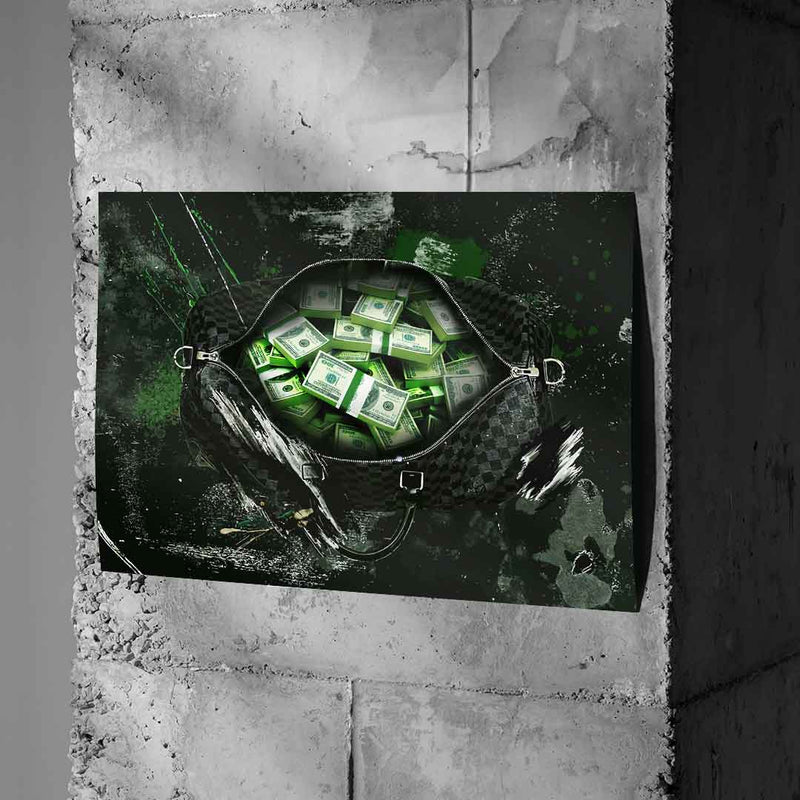 Green bills - poster