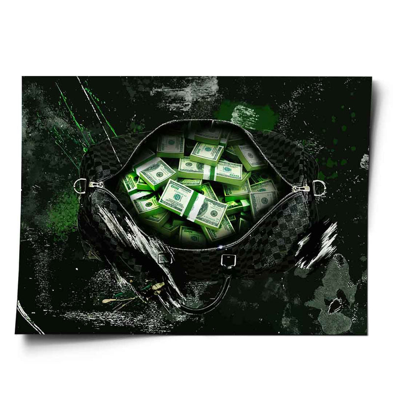 Green bills - poster