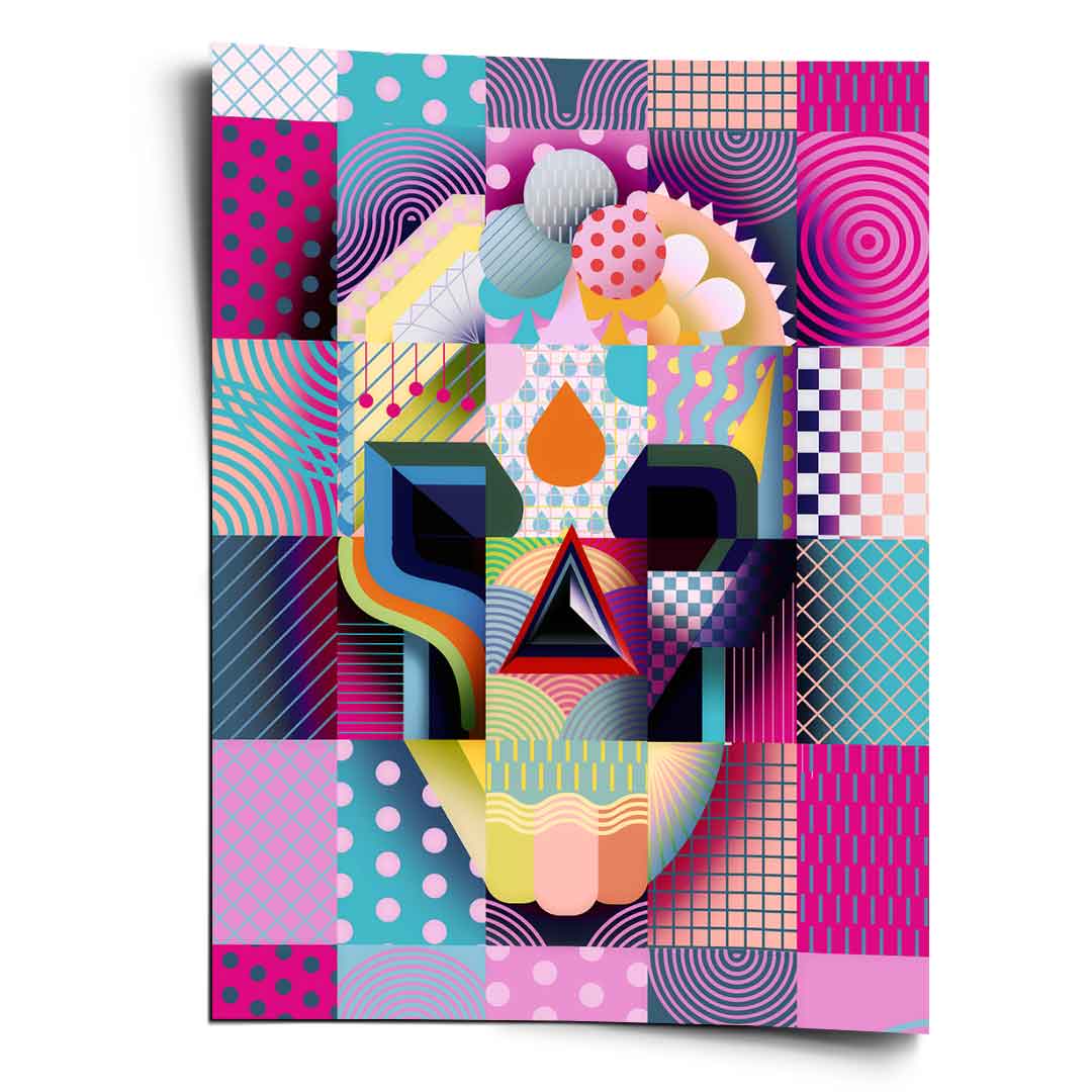 Happy Skull - Poster