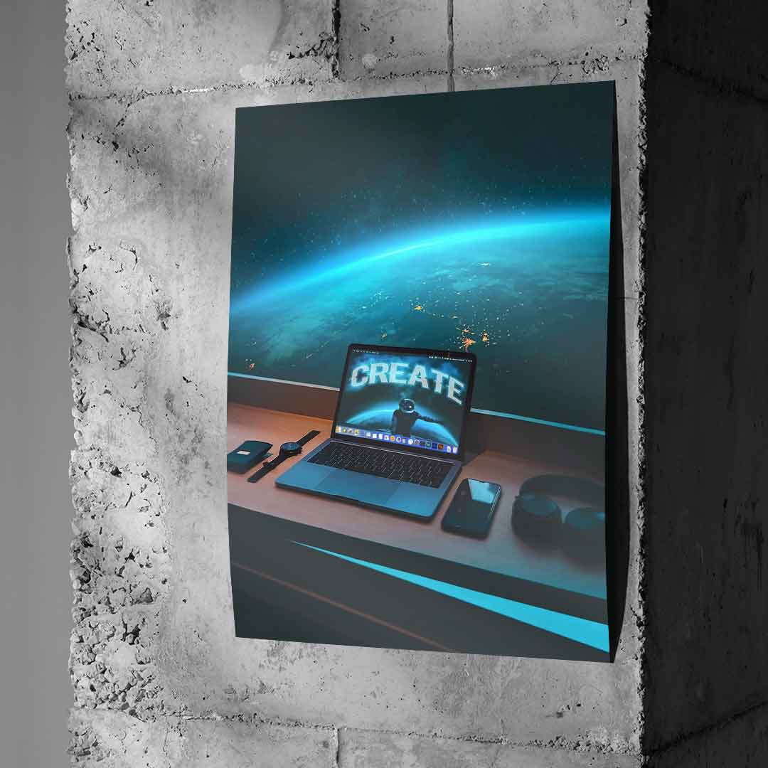 Home Office View - Poster